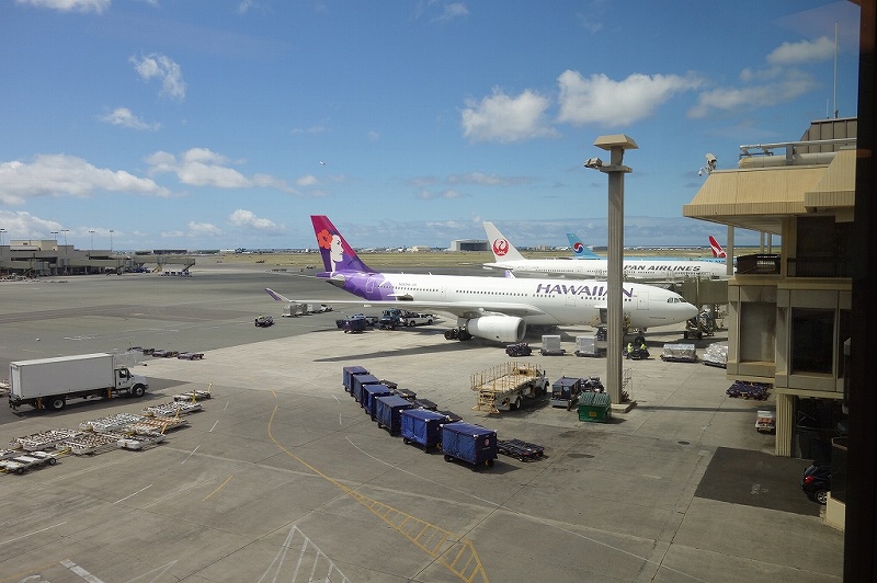 ハワイアン航空 HA450の機内食　〔関西 – ホノルル〕