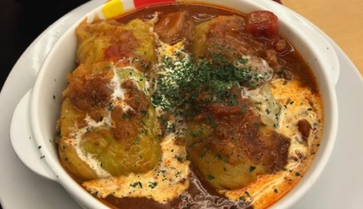 【松屋】ロールキャベツ定食 トロトロ煮込んだキャベツ＆トマトソースでほっこり優しい定食でした
