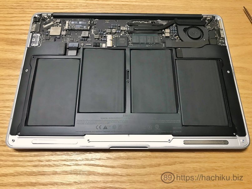 MacBook Air 13インチ（2014 Early）のバッテリーを交換してまだまだ 
