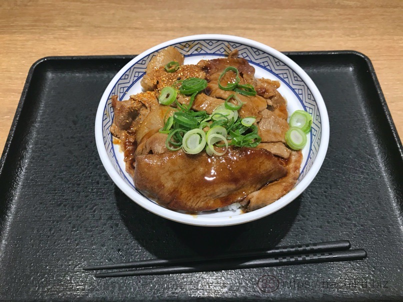 Yoshinoya sauce pork 5